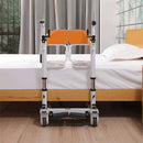 Transfer Lift Wheelchair with 180 Split Seat and Integrated Bedpan 440 lb Capacity