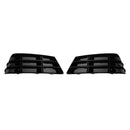 2PCS Front Fog Light Grill Lower Bumper Grille Fit AUDI A4 B9 2016-2018