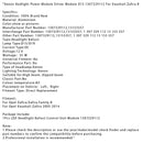 Xenon Hedlight Power Module Driver Module D1S 1307329112 For Vauxhall Zafira B