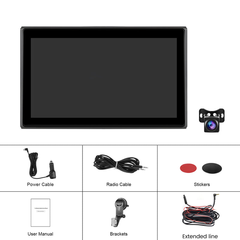 7-inch Full Touch Screen Apple CarPlay Horizontal Vertical Switching AHD Camera