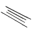 4PCS Window Sweep Weatherstrips For Nissan Sunny B13 1991-1994