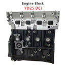 2005-2012 Nissan Navara Aventura R51 Pathfinder Long Engine Block YD25 DCi