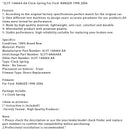 5L5T-14A664-AA Clock Spring For Ford  RANGER 1998-2006