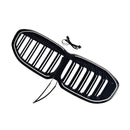 2019-2024 Fit BMW 1 Series F40 Double Slat Kidney Grill Grille Gloss Black