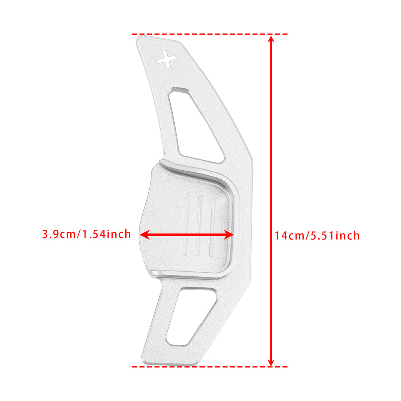 Steering Wheel Paddle Shifter Extension For Kia Forte Cadenza Aluminium Silver