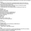 Daytime Running Light LED Modules LEDMK-RAV4-21 12V 4.4W 21-2Pin For STANLEY