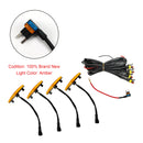 Toyota 4Runner 2014-2023 TRD Pro 4PCS Plastic Car Grille LED Lights Light