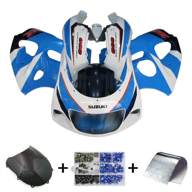 Amotopart Suzuki GSXR600 1996-2000 GSXR750 1996-1999 Fairing Kit Bodywork