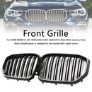 Double Slat Black Front Kidney Grille Fit BMW X5 G05 2019-2022 M-Performance