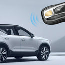 Aluminum Alloy TPU Silvery Car Key Case Cover With Buckle For Porsche Cayenne