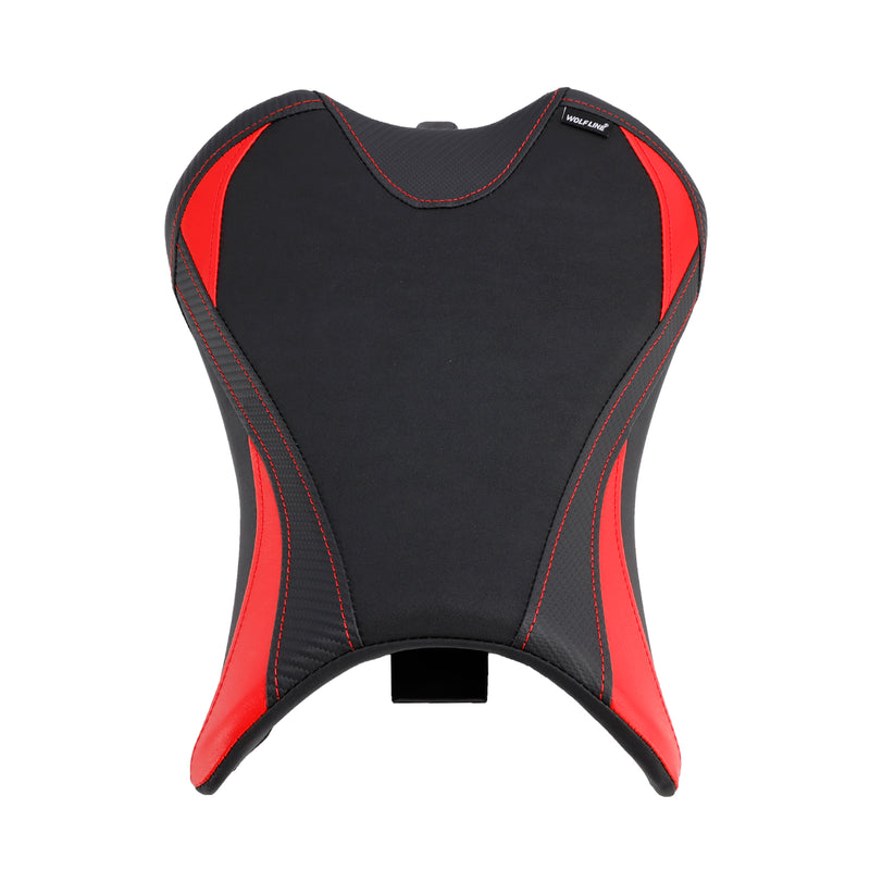 Front Driver Seat Raider Cushion Fit Black For Street Triple 765/S/R 2019-2022 Black