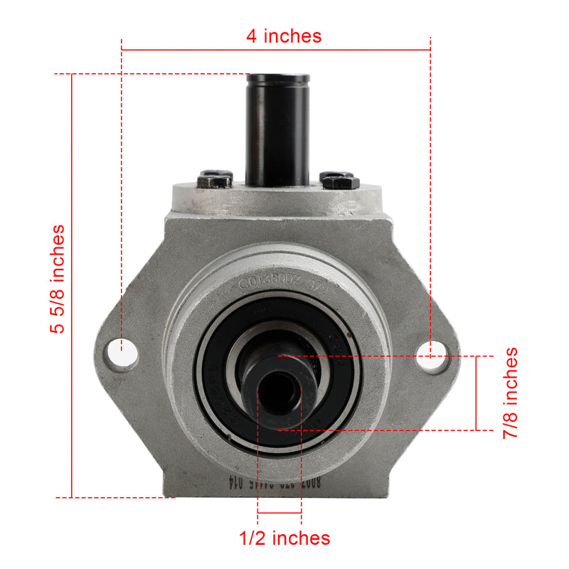 390024 Deck Gearbox For Right Angle CCW Front Mount Mower