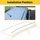 2PCS Roof Drip Molding Trim Center Left & Right Side Rubber For  Scion xB