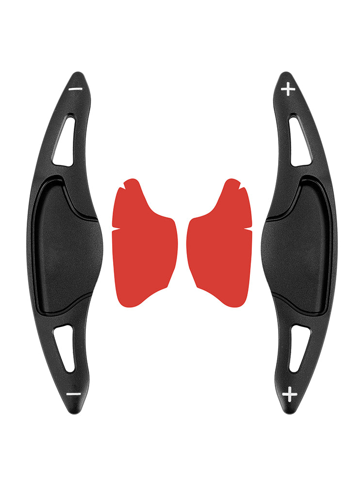 Steering Wheel Paddle Shifter Extension For Honda FIT VEZEL HRV Aluminium Black