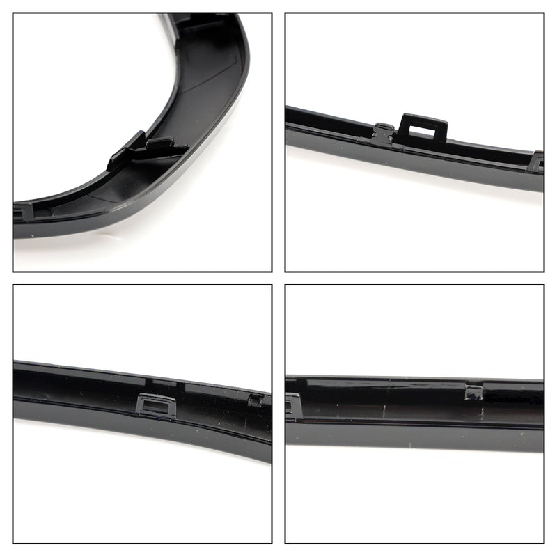 Black Grill + Headlight + Taillight Trim Fit Mini Cooper F55 F56 F57 2014-21