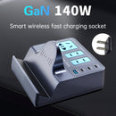 140W Smart Wireless Fast Charging Socket High Power PD100W Mobile Phone Charger