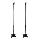 Set Of 2 Universal Surround Sound Adjustable Height Speaker Stand Bracket