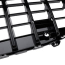 Black Front Bumper Grille Grill Fit Mercedes CLA-Class W118 C118 2024-2025