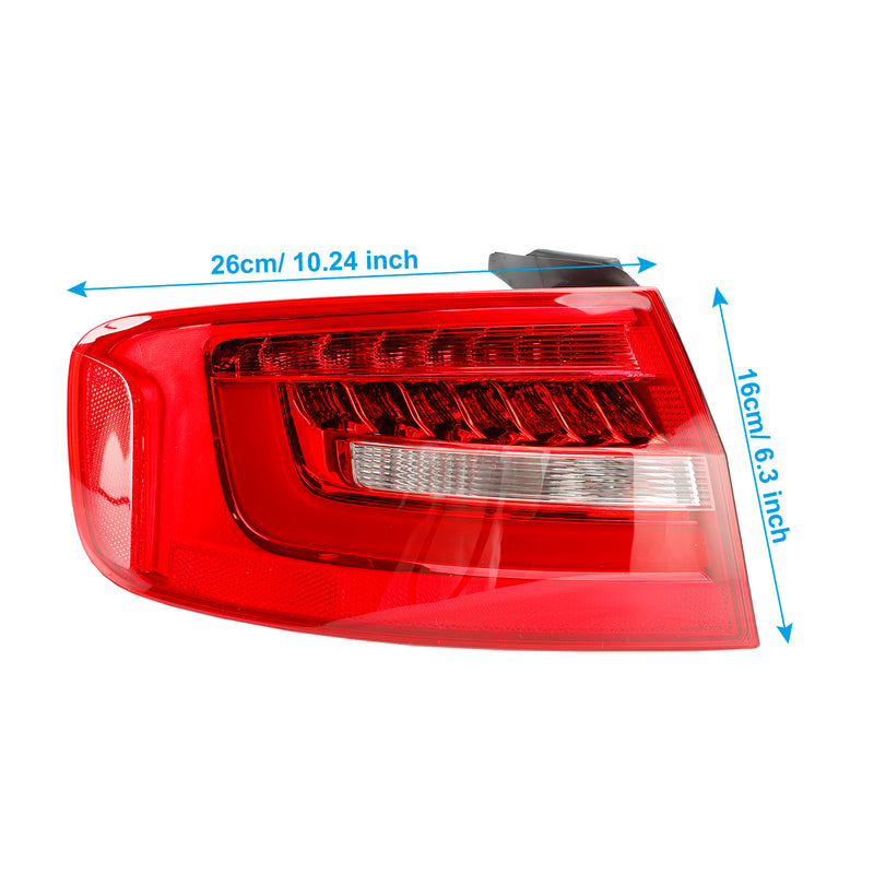 Left Outer Rear Tail Light Lamp 8K5945095AC For Audi A4 B8.5PA 2013-2016