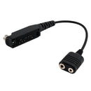 K Interface 2Pin Headset Port Converter Cable for Sepura STP8000 STP8030 STP8035