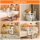 Widen Patient Chair Hydraulic Transferred Lift Wheelchair 180 Split Seat