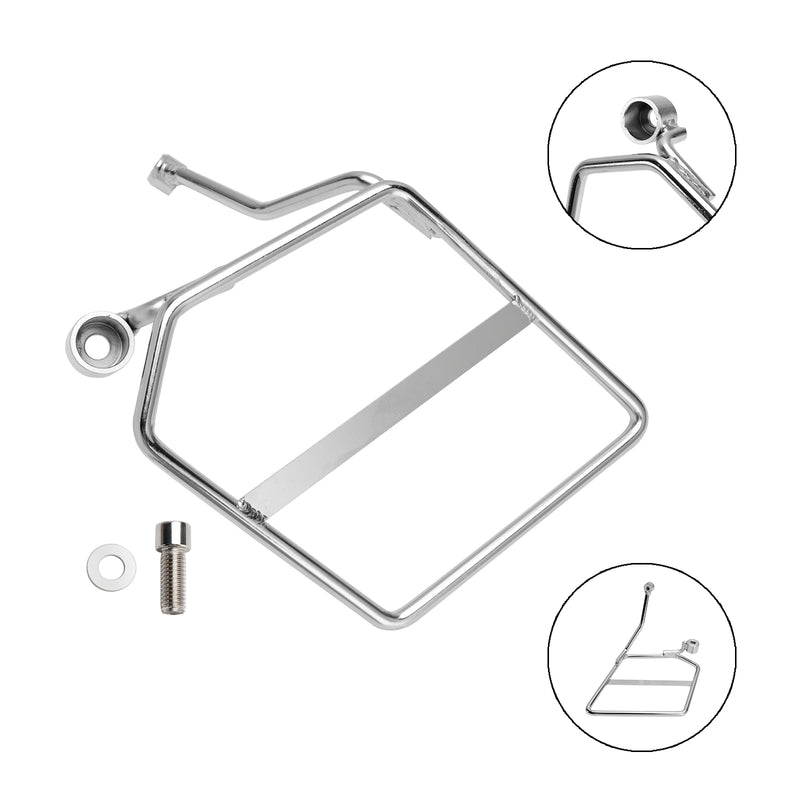 Luggage Rack Side Saddlebag Mount Bracket Left Chrome For Honda Monkey 125 18-24
