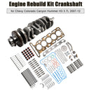 Engine Rebuild Kit Crankshaft for Chevy Colorado Canyon Hummer H3 3.7L 2007-2012
