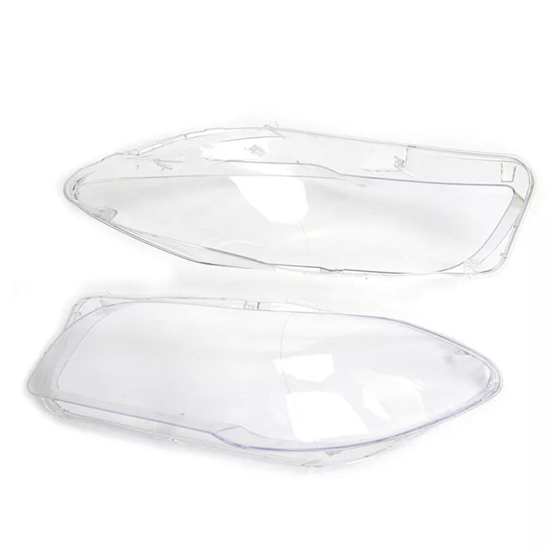 2PCS Front Headlight Lens Cover LampShade L&R For BMW 5 F10 F11 F18 10-13