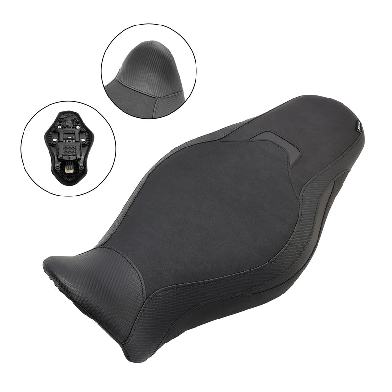 Rider Passenger Seat Front Rear Cushion Fit Gray For Yamaha Mt-09 Mt-09Sp 21-23 Gray