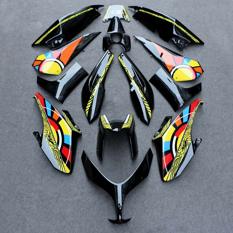 Amotopart Yamaha T-Max XP500 2008-2012 Fairing Kit Bodywork Plastic ABS