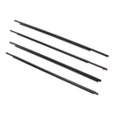 4PCS Door Glass Belt Outer Molding Weatherstrip For Toyota Prius 2004-2009