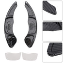 Carbon Look Steering Wheel Paddle Shifter Extension Covers Fit VW MK7 Golf