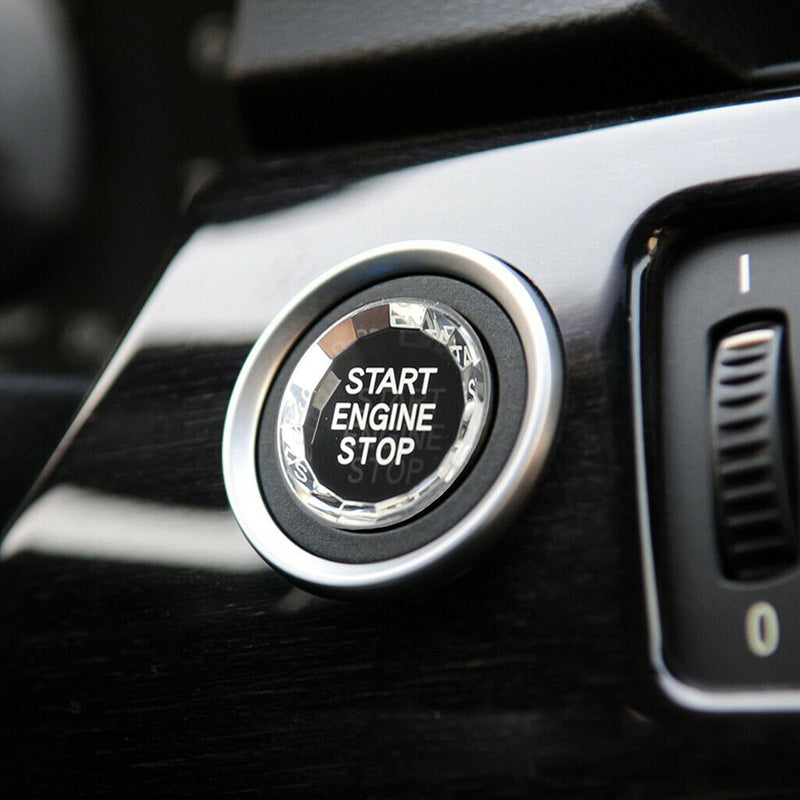 Black Start Stop Engine Button Crystal For BMW E Chassis E90 E92 E93 E64 E46