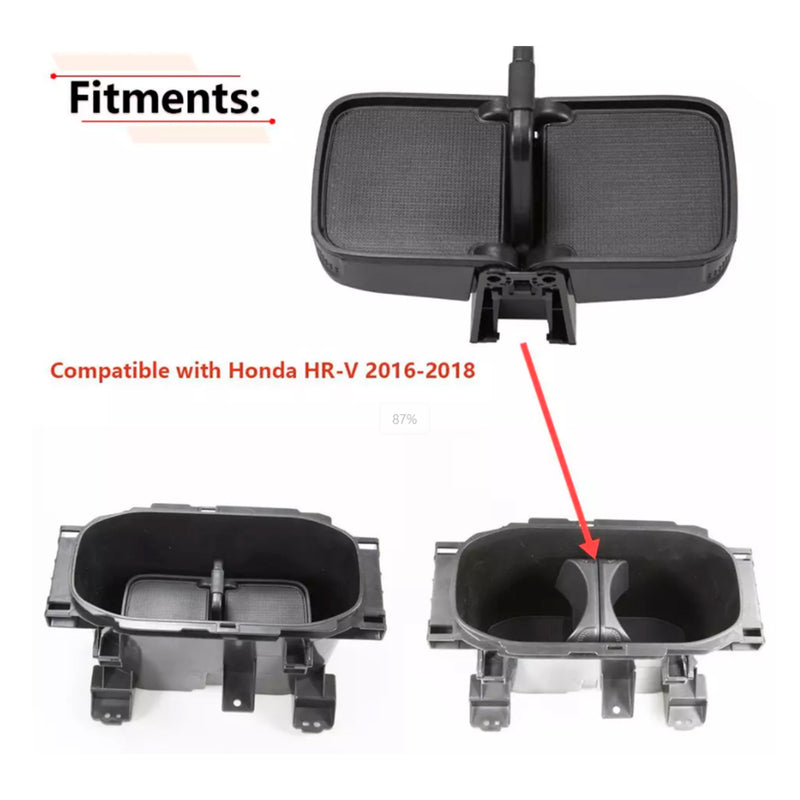 Center Console Cup Holder Insert Part 77230-T7W-A02ZA For Honda HRV HR-V 16-18
