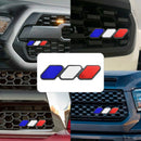 All Year Models Toyota Tacoma TRD Tundra RAV4 Tri-Color Grille Badge Emblem Car Accessories