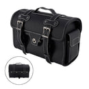 Pu Side Tail Bag Saddlebag Storage Pannier Luggage For Scooter Motorcycle Black