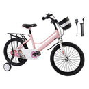 16"/18" Kids Bike for Boys and Girls with auxiliary wheels & Rack & Basket