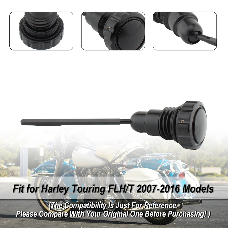 Oil Dipstick Tank Cap Plug For Touring FLH/T 2007-2016 Models