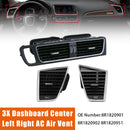 8R1820951 8R1820902 3pcs Center Panel Dash Louver Air Vent A/C Outlet For Audi SQ5 3.0L 2009-2017