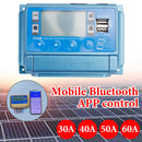 30A/40A/50A/60A MPPT Bluetooth APP Solar Charge Controller Charger 12V-60V Gold