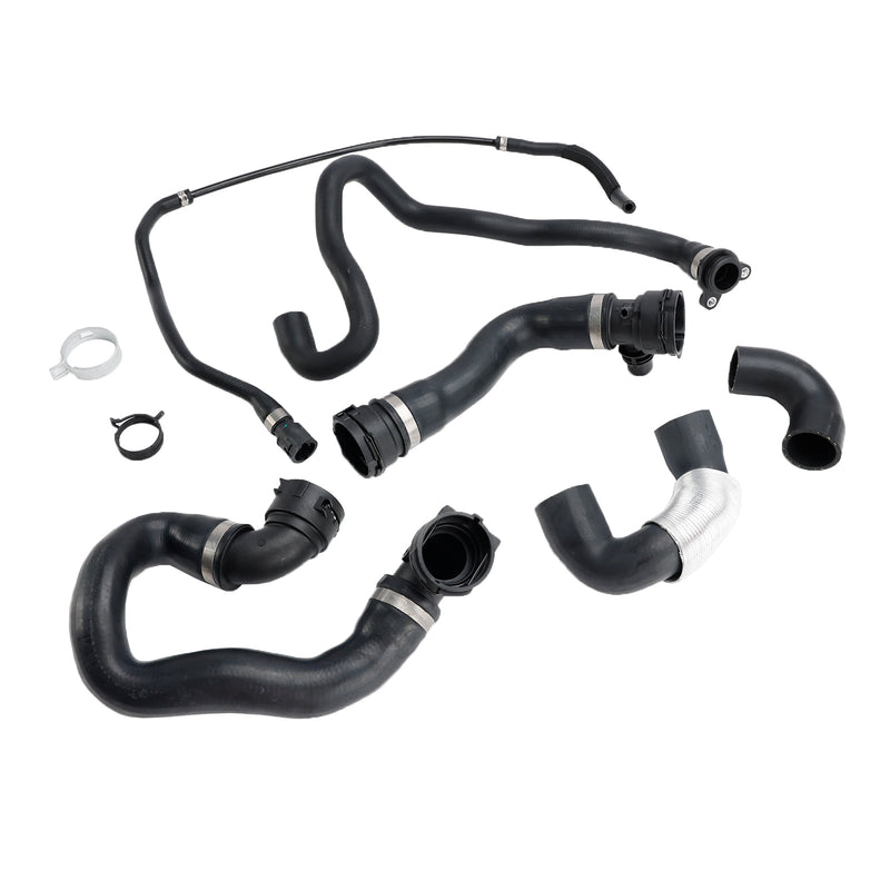 BMW 135i 2008-2010 6PCS Radiator Coolant Water Hose Pipe Kit W1939C 17128634285 11537598234 17127600131