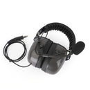 7.1mm Big Plug Tactical Throat Mic Headset For Hytera PD780/700/788/782 PT580H
