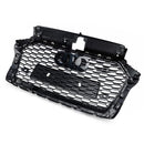 Audi A3 8V 2017-2019 RS3 Style Honeycomb Mesh Front Bumper Grille  Black