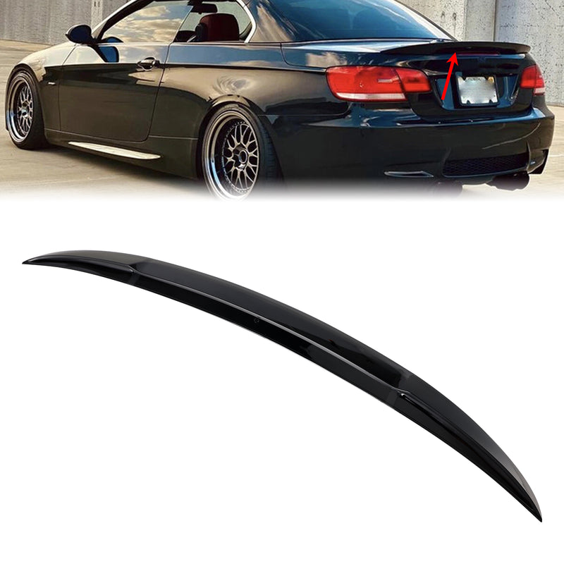 Gloss Black Rear Boot Spoiler For BMW 3 Series E93 Convertible 2007-2013