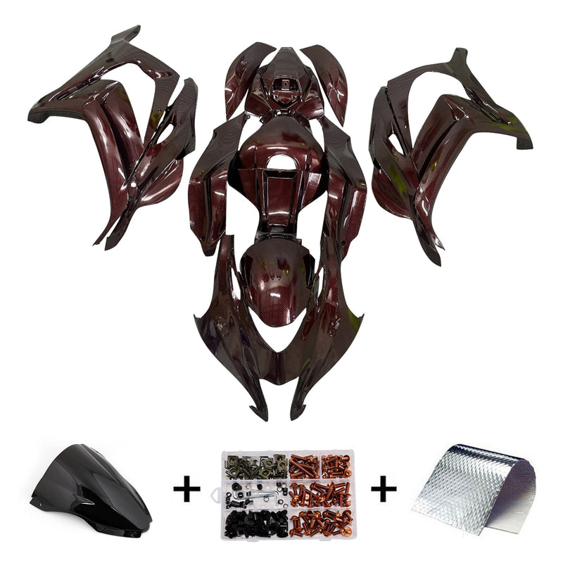 Injection Fairing Kit Bodywork Plastic ABS fit For Kawasaki ZX10R 2016-2020