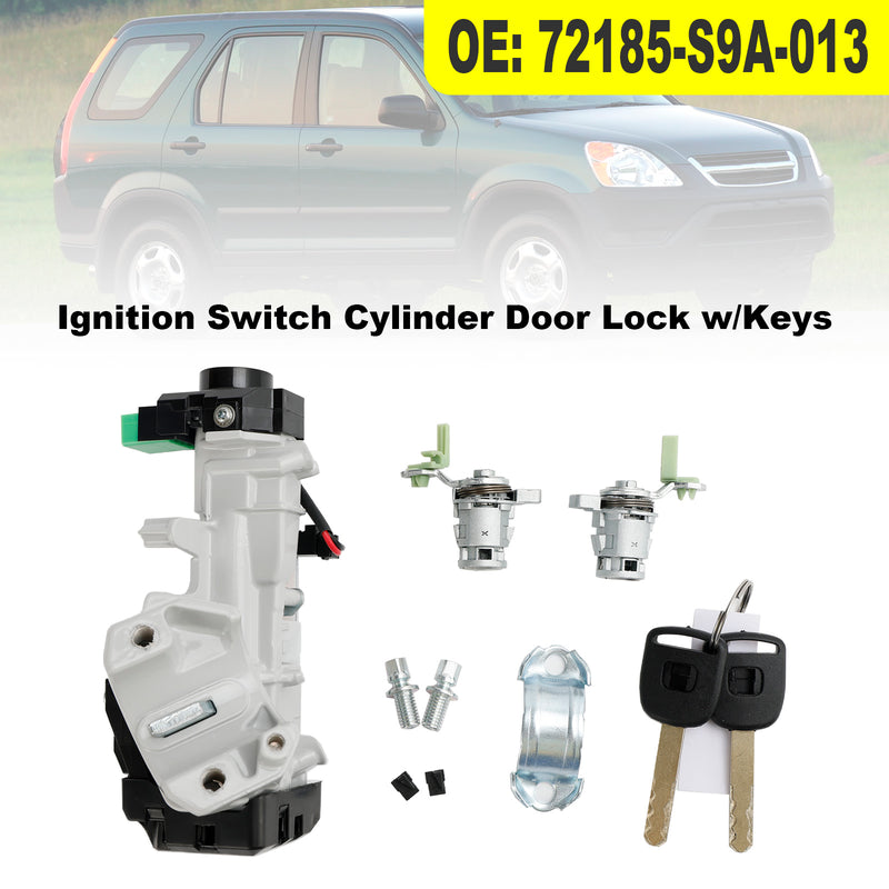 Honda Odyssey 3.5L 2003-2004 Ignition Switch Cylinder Door Lock 72185-S9A-013 w/Key