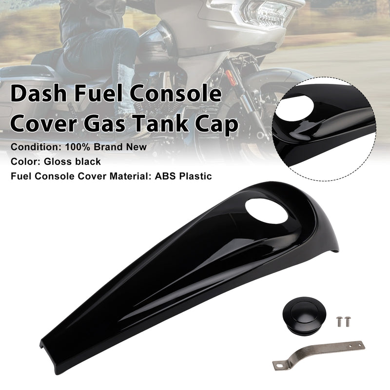Dash Fuel Console Cover Gas Tank Cap For Touring Electra Road Glide 08-23