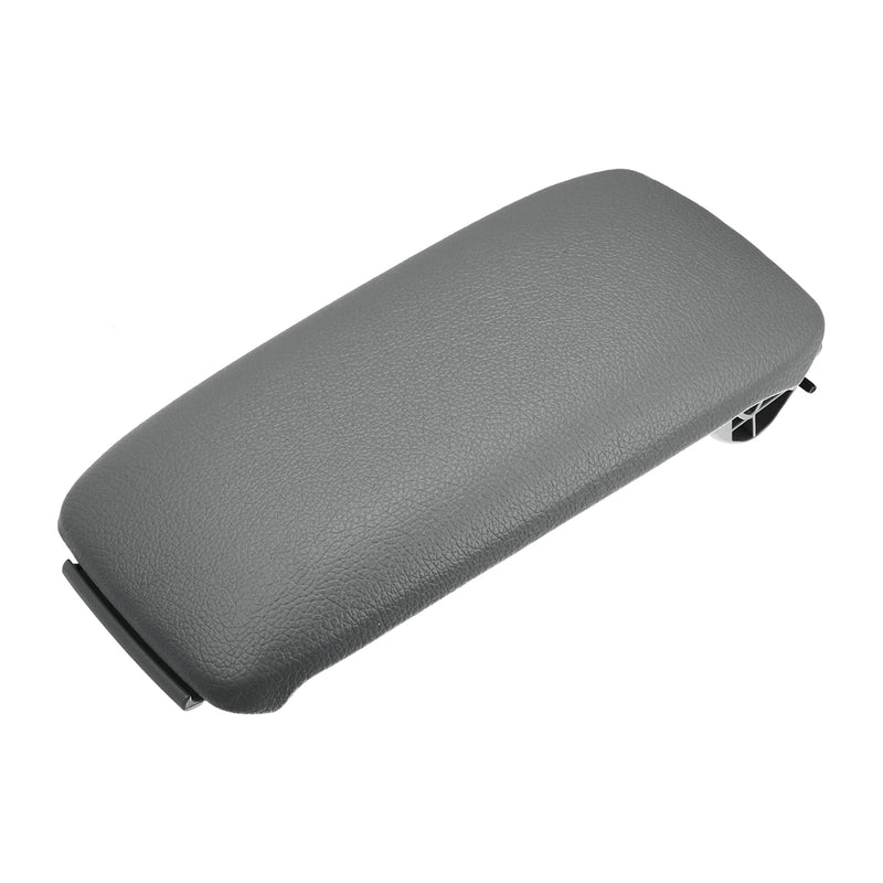 Gray Leather Armrest Centre Console Lid For Audi A4 B6 B7 2001-2008 8E0864245E
