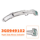 Right Side Mirror Indicator Light Lamp for VW Passat B8 2015-2020 3G0949102