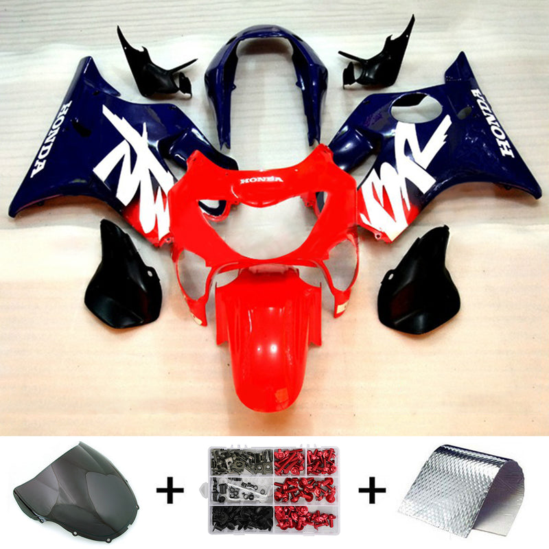 Amotopart Honda CBR600 F4 1999-2000 Fairing Kit Bodywork Plastic ABS